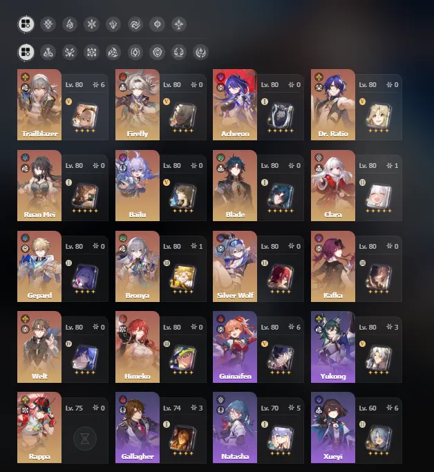 GI1061 High-End AR60 Europe Account with 38 Legendary Units, Dehya C1, Hu Tao C1, Keqing C2, Mona C1, Tighnari C1, Strong Weapons and Artifacts 